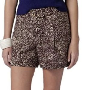 ANTHROPOLOGIE linen blend short shorts 2 (D9)